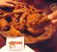 Hooters Nearly Famous Wings