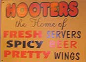 Hooters Sign