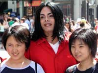 Michael Jackson:  just can't get enough of them kids